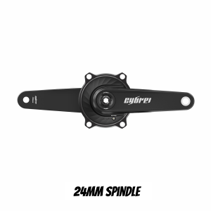 CYBREI Carbon Crankset | 24mm Spindle, Power Meter Spider