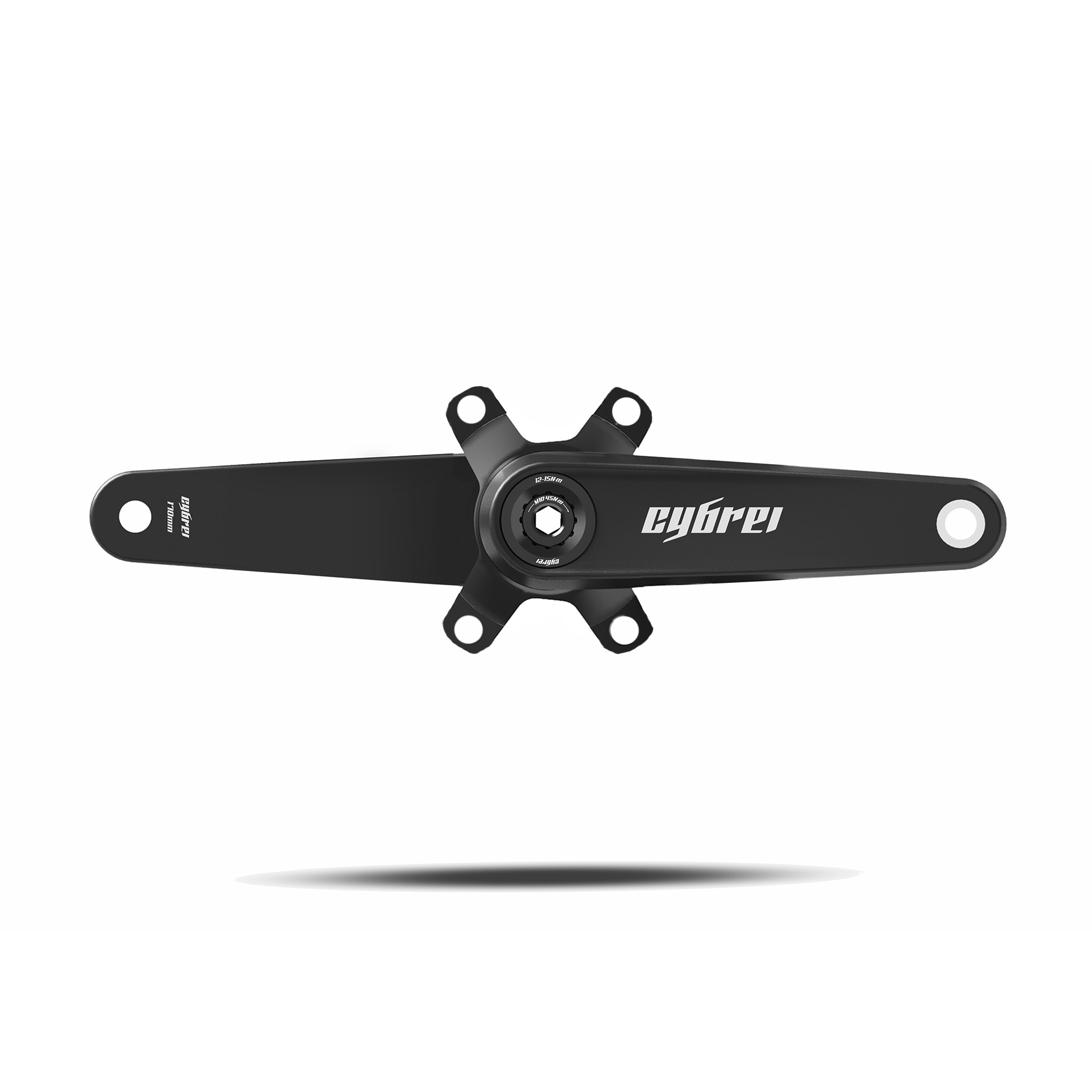 【新品未使用】CYBREI CARBON CRANKARM 165mm CYBREI Carbon Crank Assembly w/ Alloy or Carbon Spider