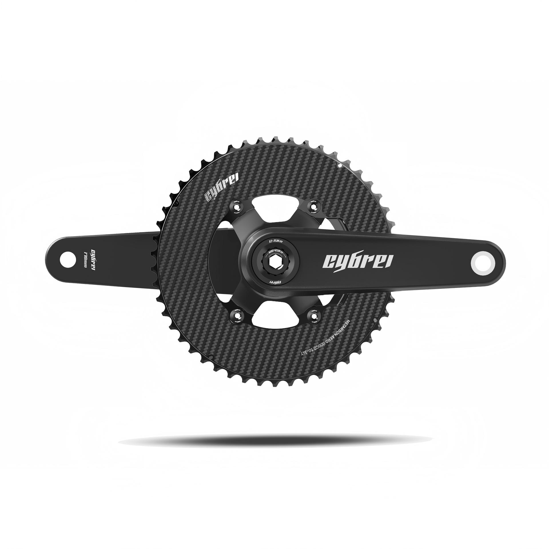 CYBREI Carbon Crankset Alloy or Carbon Spider w/ EVO or METARBON  Chainrings - Main Image