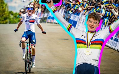 Harry HUDSON (GBR) arriving solo as he wins the Junior Men road race from Kigali to Kigali (119km) at the 2025 UCI Road World Championships in Kigali / Rwanda