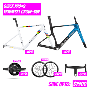 QUICK PRO Frameset + Handlebar Duo Group-buy Bundle - Image 1