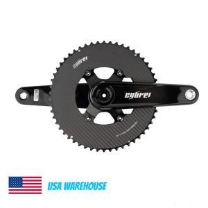 CYBREI Carbon Crankset - Alloy or Carbon Spider w/ EVO or METARBON Chainrings - US Warehouse Clearance