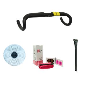 EXS R175 Road Handlebar + Voicevelo VFV Deep-V Seatpost - US Warehouse Clearance - Image 1