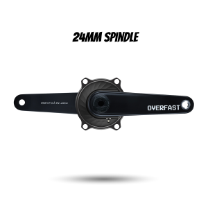 OVERFAST Light Crankset | 24mm Spindle, Power Meter Spider