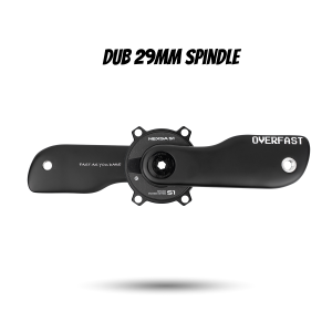 OVERFAST Aero Crankset | 29mm Spindle, Power Meter Spider