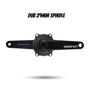 OVERFAST Light Crankset | 29mm Spindle, Power Meter Spider