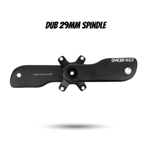 OVERFAST Aero Crankset | 29mm Spindle, Alloy or Carbon Spider