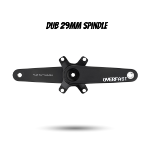 OVERFAST Light Crankset | 29mm Spindle, Alloy or Carbon Spider